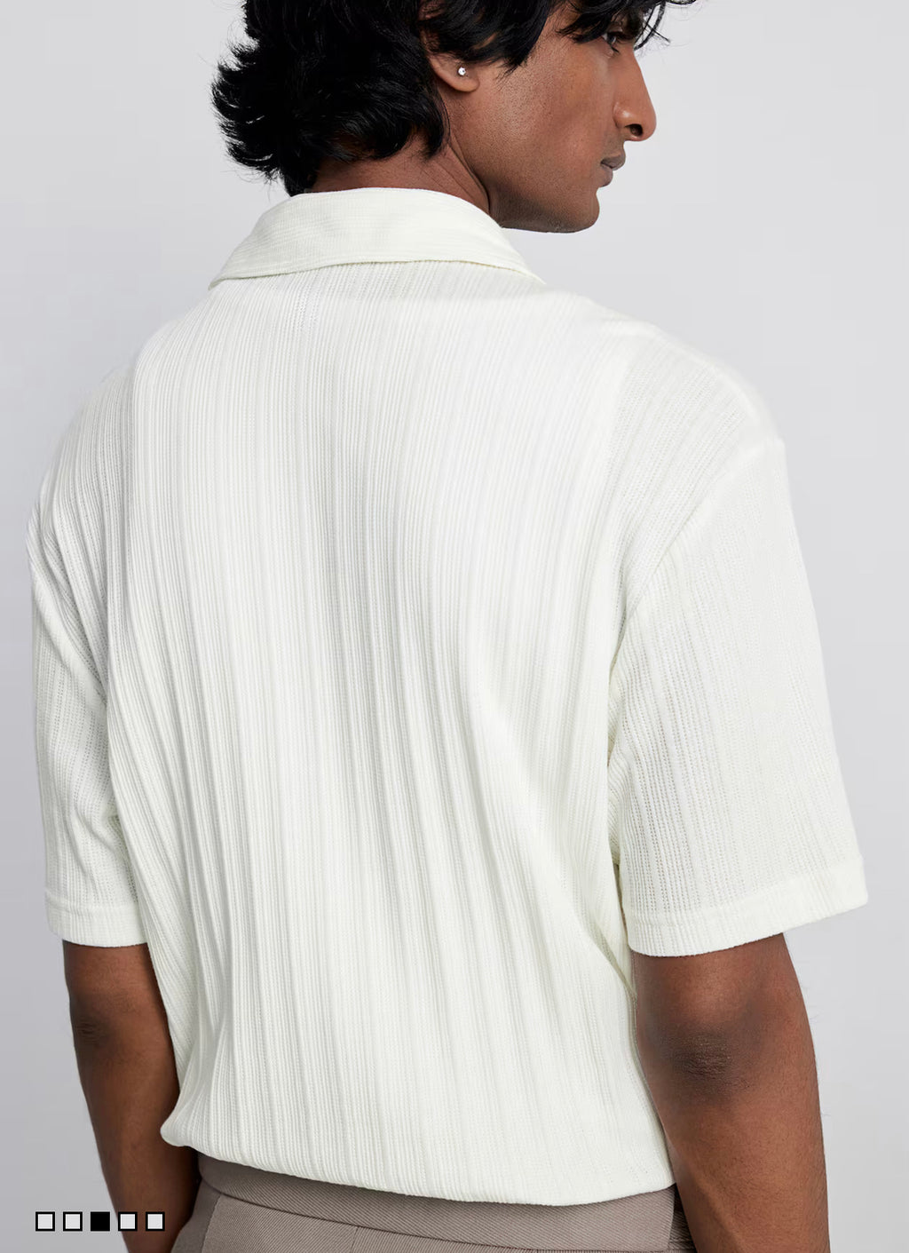 Men’s H&M Regular Fit Knit Resort Shirt