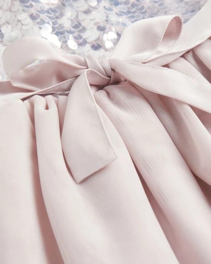Belted Tulle Dress by H&M