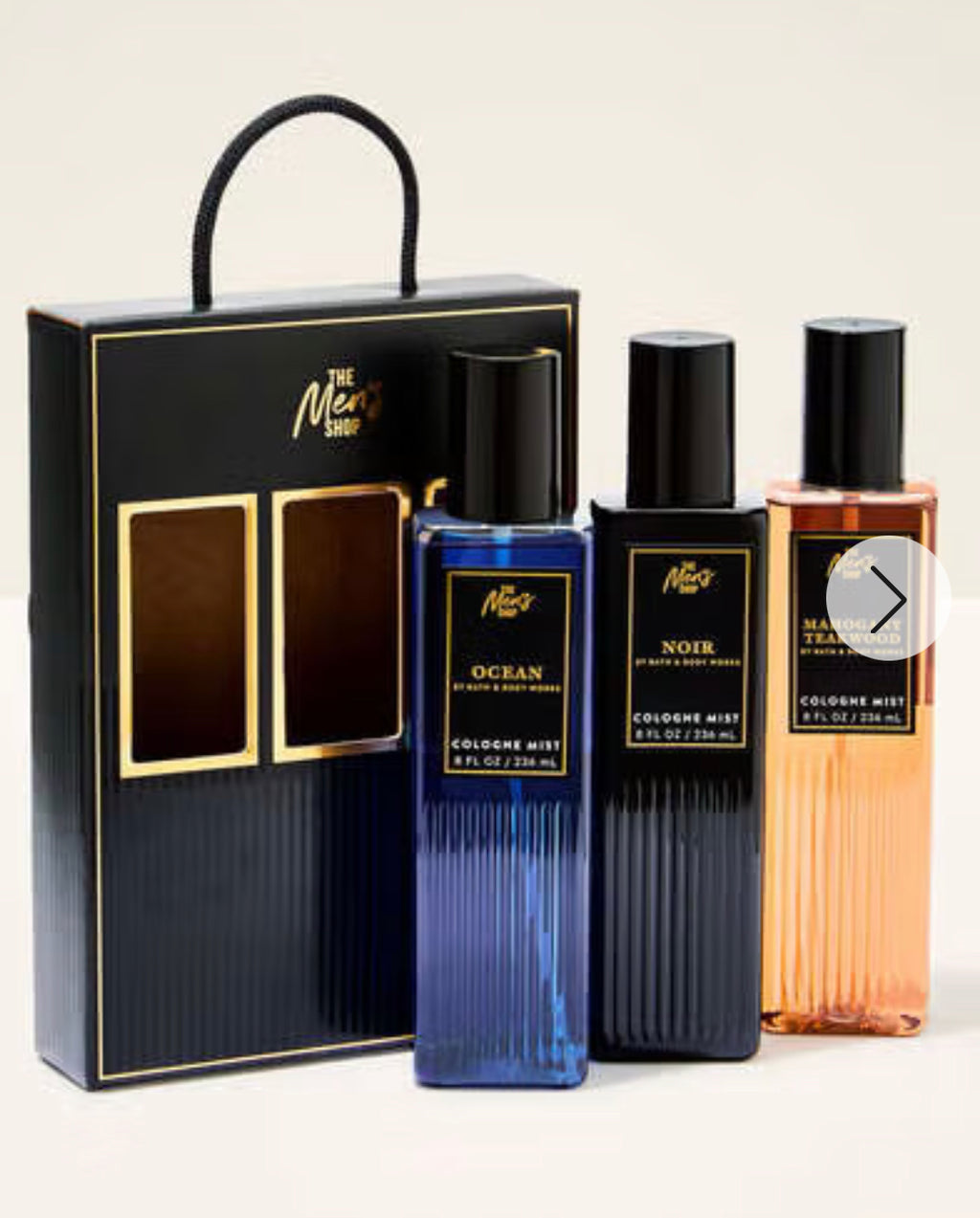 Men’s Cologne Mist Trio Gift Set by Bath and Body Works.