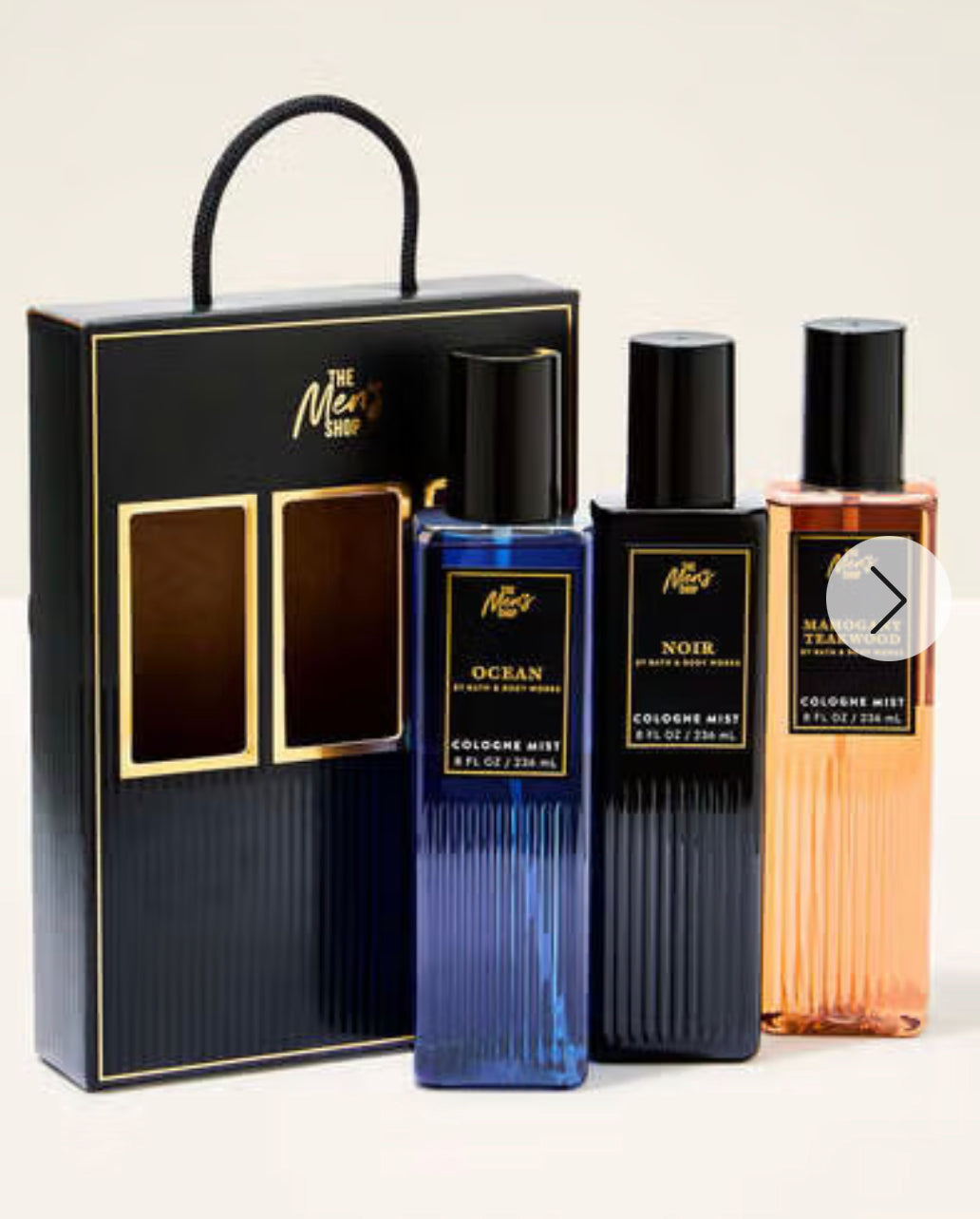 Men’s Cologne Mist Trio Gift Set by Bath and Body Works.