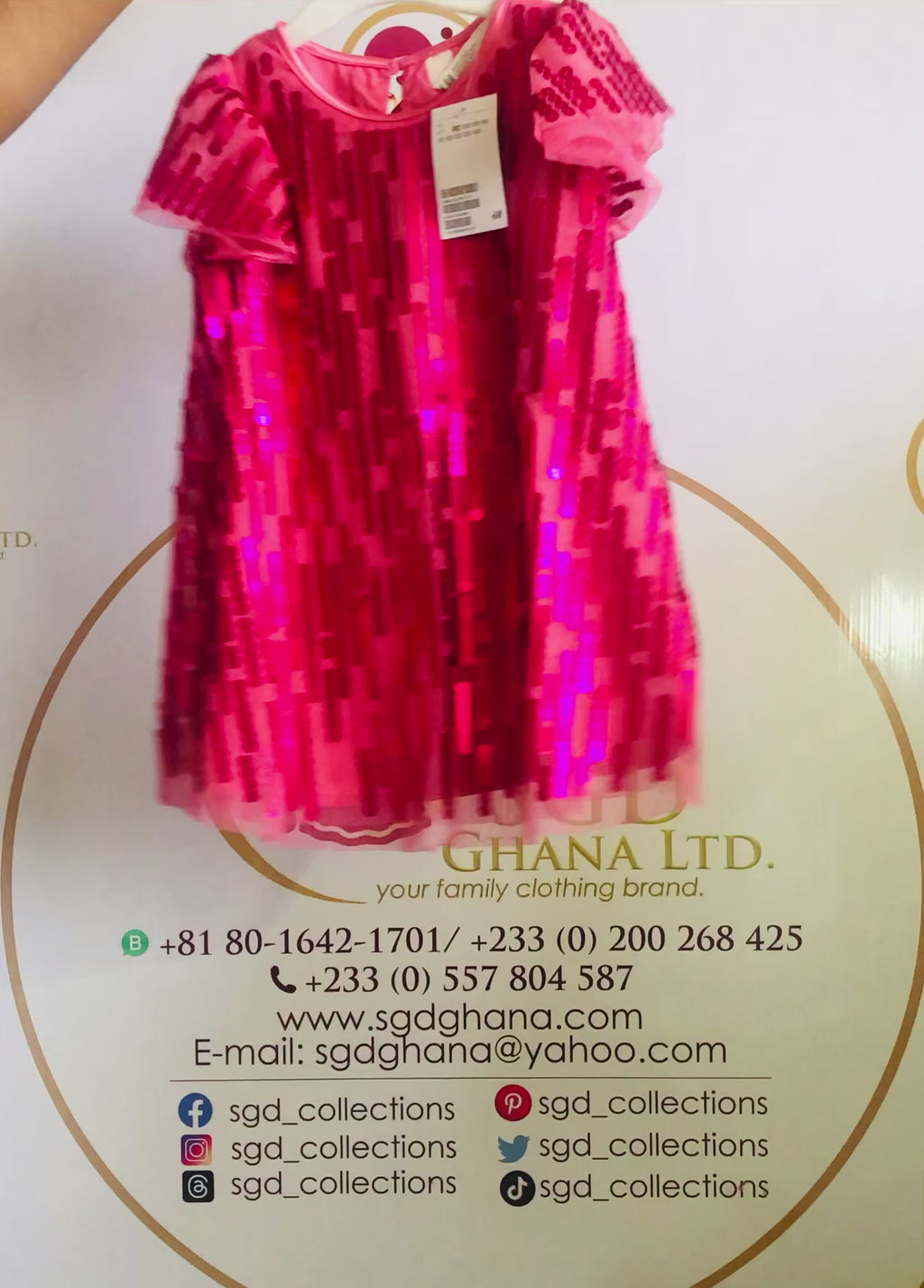 A- Line Sequin Dress by H&M