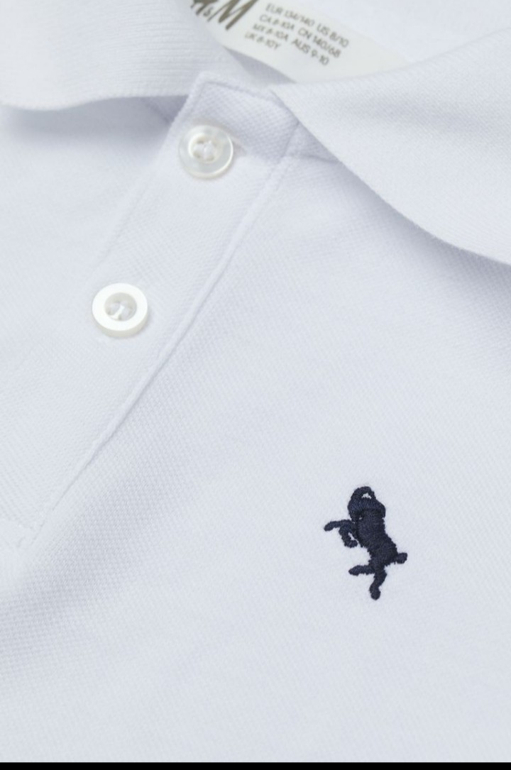 Boys Plaque Polo Shirt