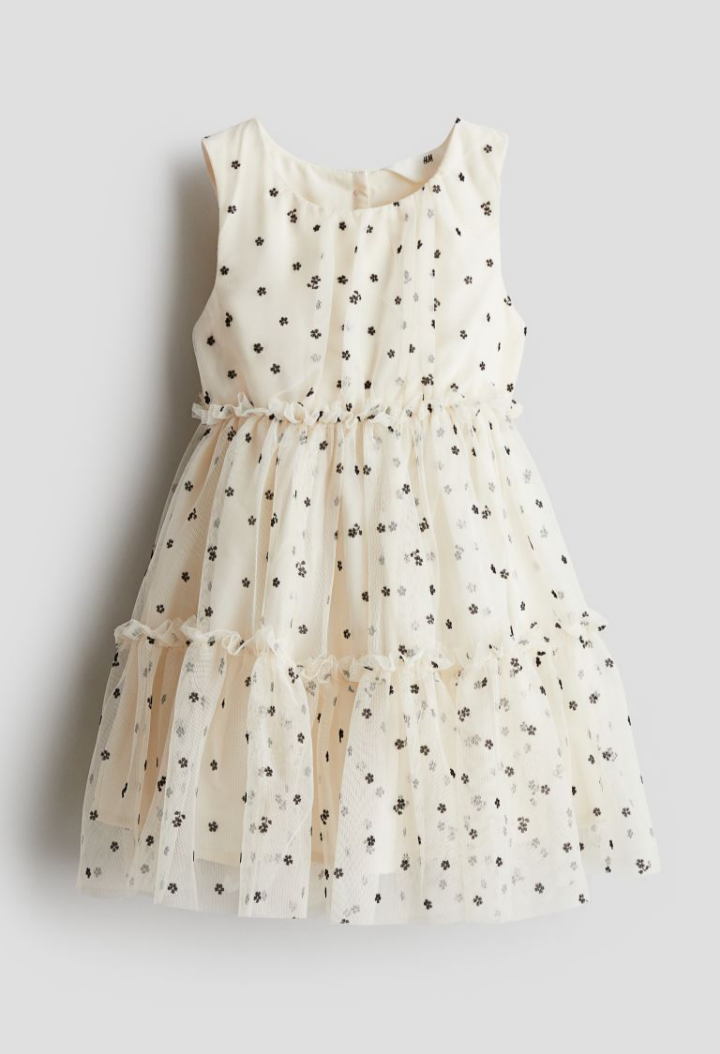 Girls Polka Dot Tulle Dress