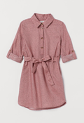 Girls Belted Shirt Dress by H&M