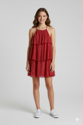 Tiered Shimmery Dress by H&M