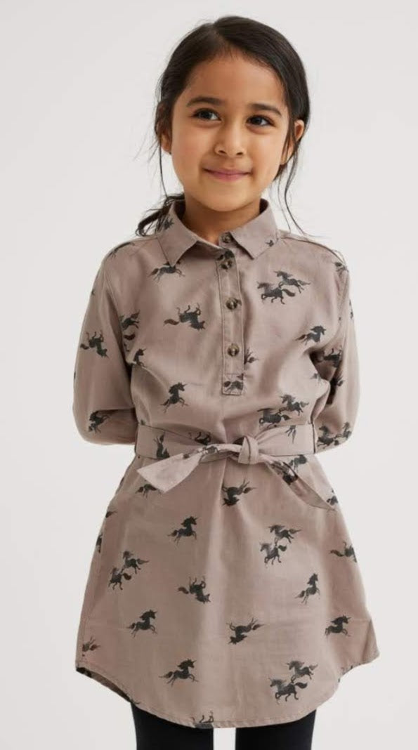 Girls Belted Shirt Dress by H&M