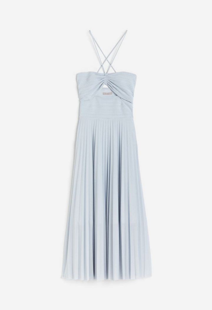 Women’s Pleated Twill Dress by H&M