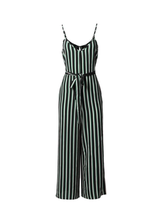 Women’s Belted Chiffon Romper