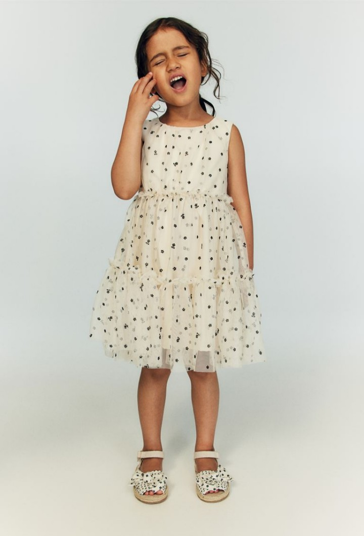 Girls Polka Dot Tulle Dress