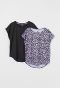 Girls 2-Pack Jersey T-shirts by H&M. Size 2-4 Years