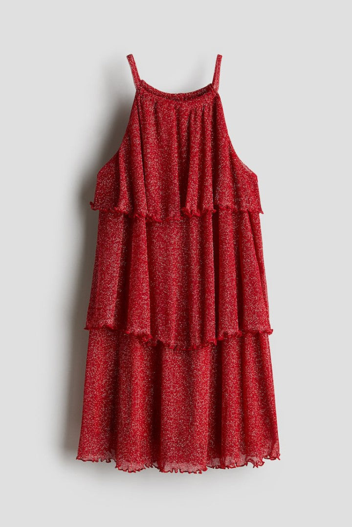 Tiered Shimmery Dress by H&M