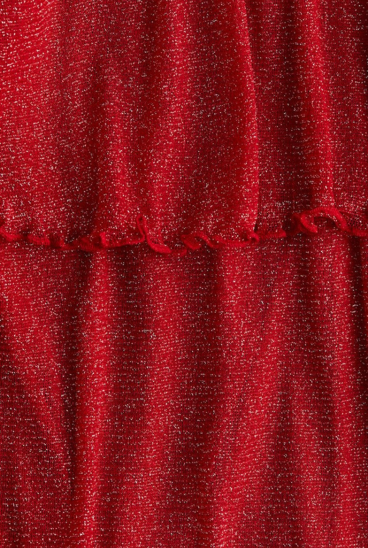 Tiered Shimmery Dress by H&M