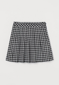 Pleated Checked Mini Skirt by H&M. Size EU44 / UK16