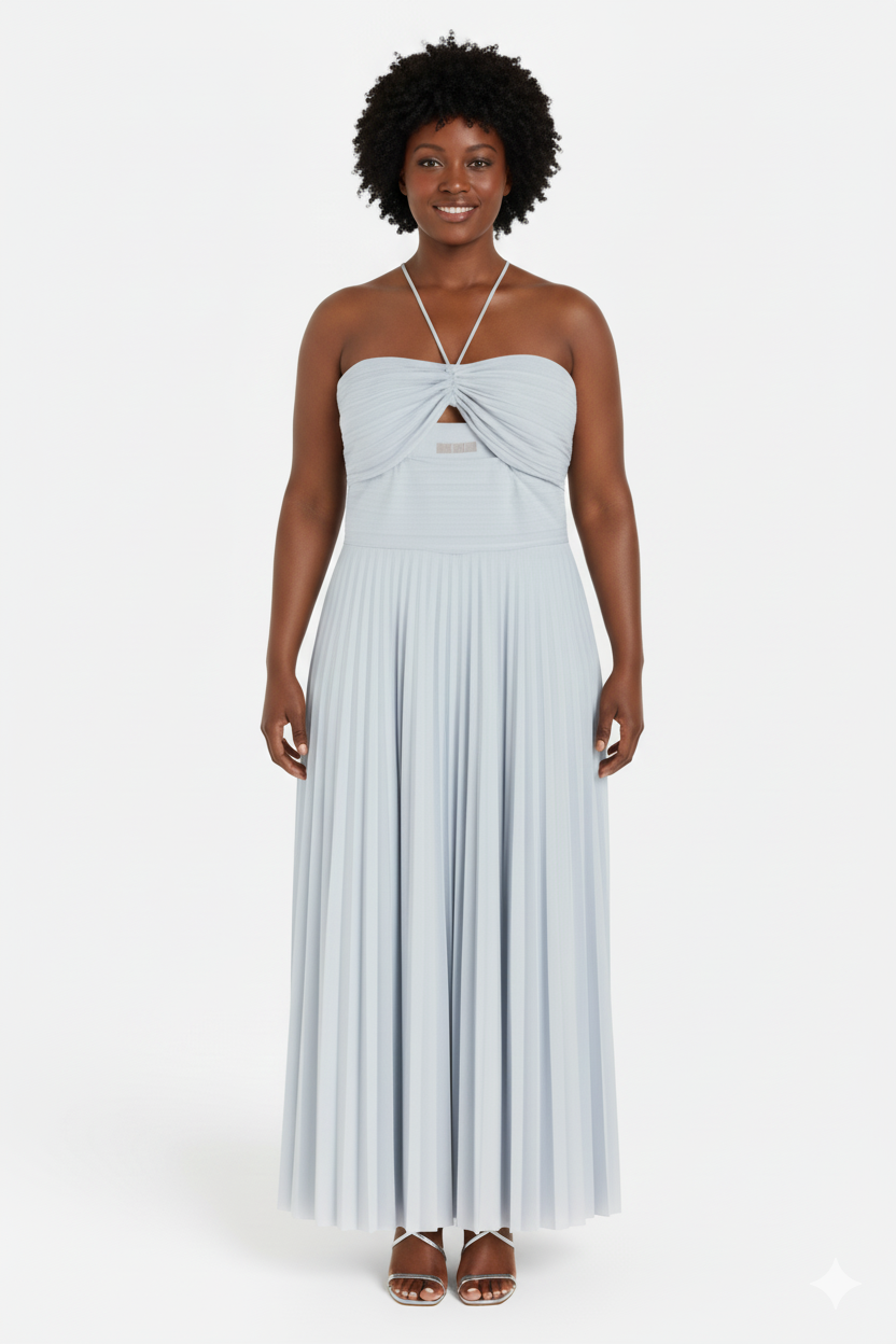 Women’s Pleated Twill Dress by H&M