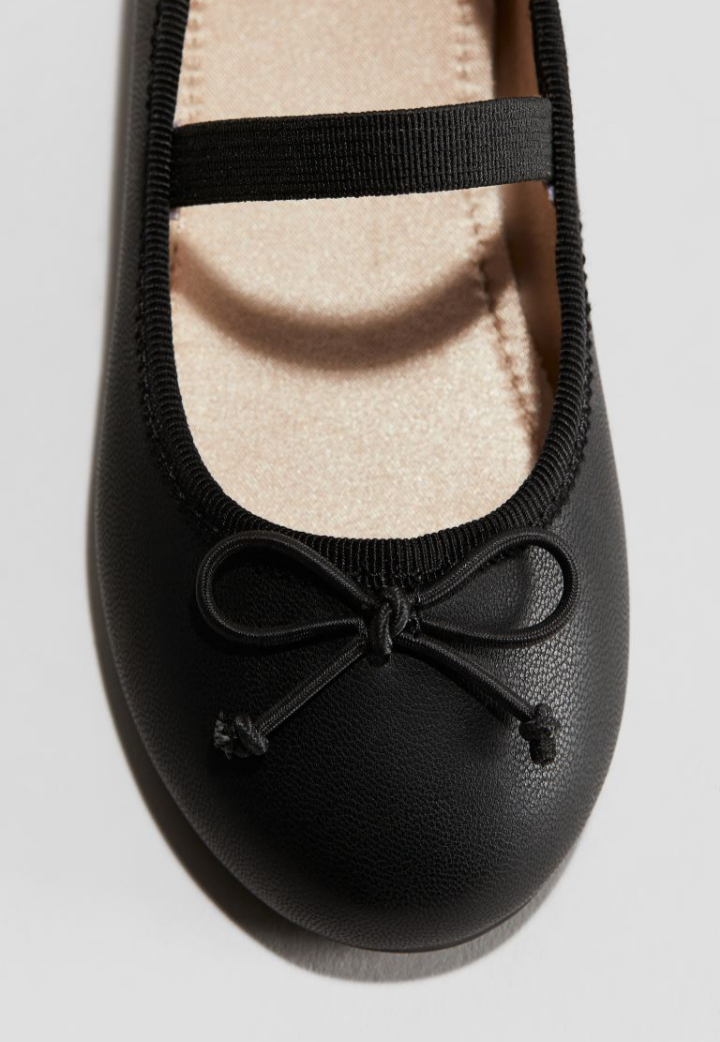 Girls Ballet Flat Shoes by H&M.