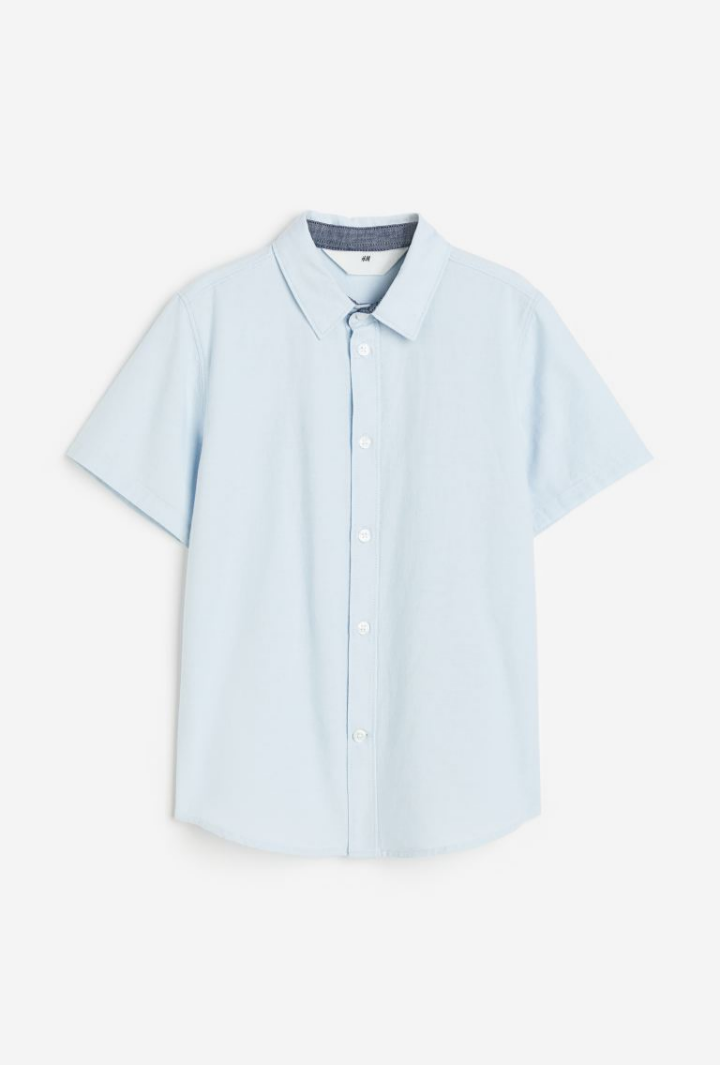 Boys Short Sleeve Cotton Shirt by H&M.