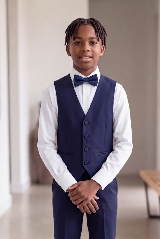 Boys 3-Piece Suit Shirt and Vest by H&M