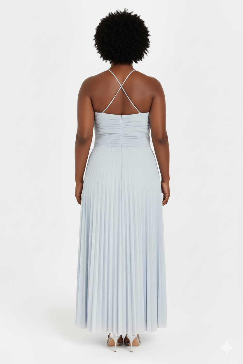 Women’s Pleated Twill Dress by H&M