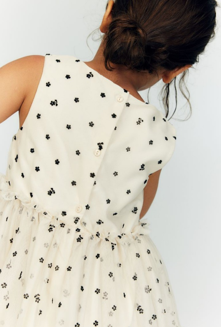 Girls Polka Dot Tulle Dress